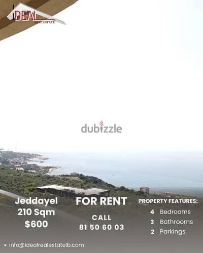 210SQM duplex Apartment for rent in Jeddayel  REF#JH17300