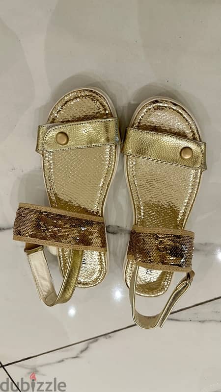 Sandals size 36 gold 0