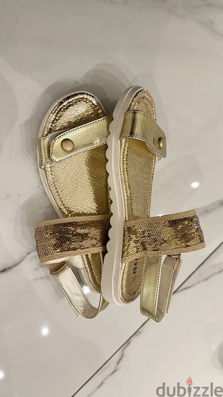 Sandals size 36 gold 1