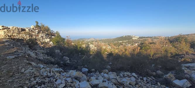 848 Sqm | Land For Sale In Mechmech | Panoramic Mountain View