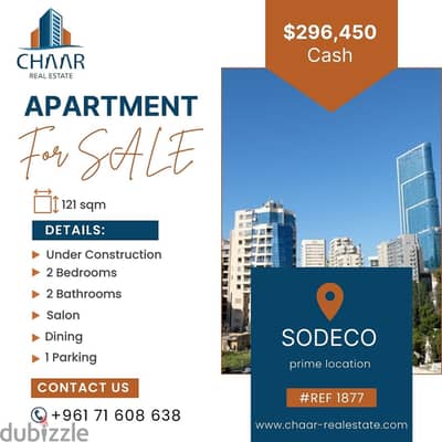 #R1877 - Apartment for Sale in Sodeco | Under Construction Project