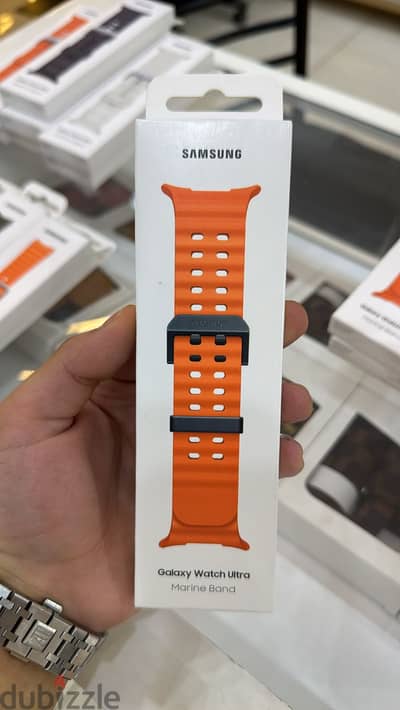 Samsung galaxy watch ultra Marine band orange