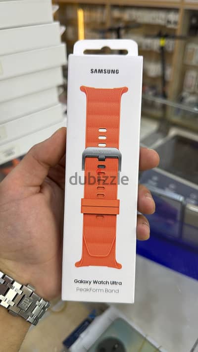 Samsung Galaxy watch ultra peakform band orange