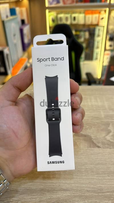 Samsung sport band silicone one click black