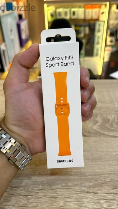 Samsung Galaxy Fit 3 sport band dark orange