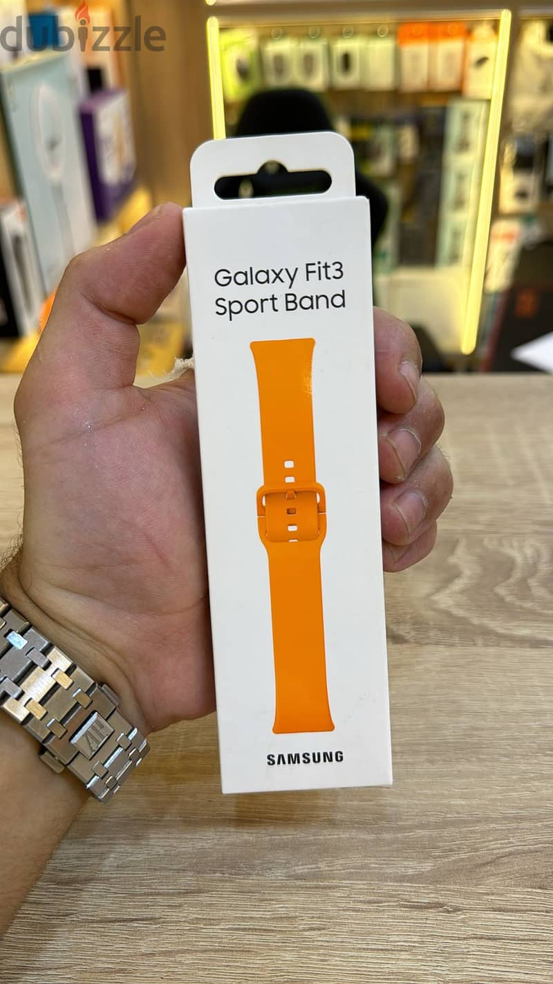 Samsung Galaxy Fit 3 sport band dark orange 0