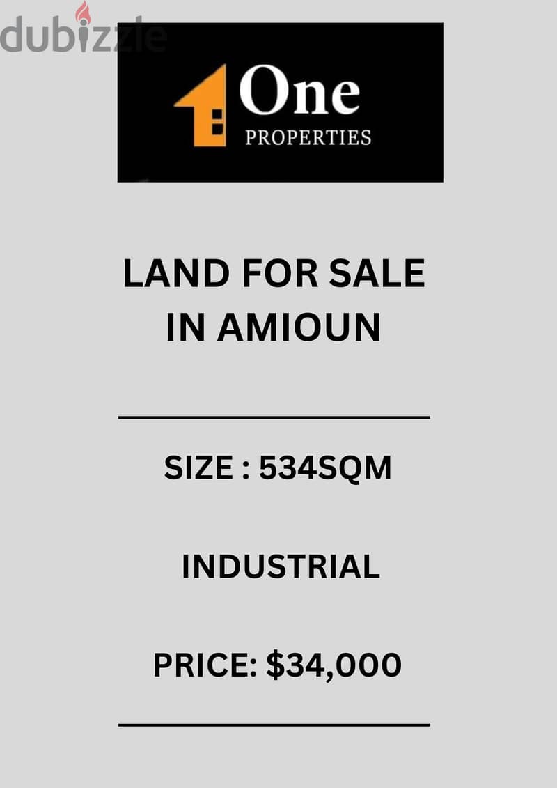 LAND FOR SALE IN AMIOUN 0