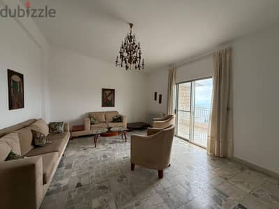 Roof Apartment for rent Fully furnished in Beit Mery Amazing view