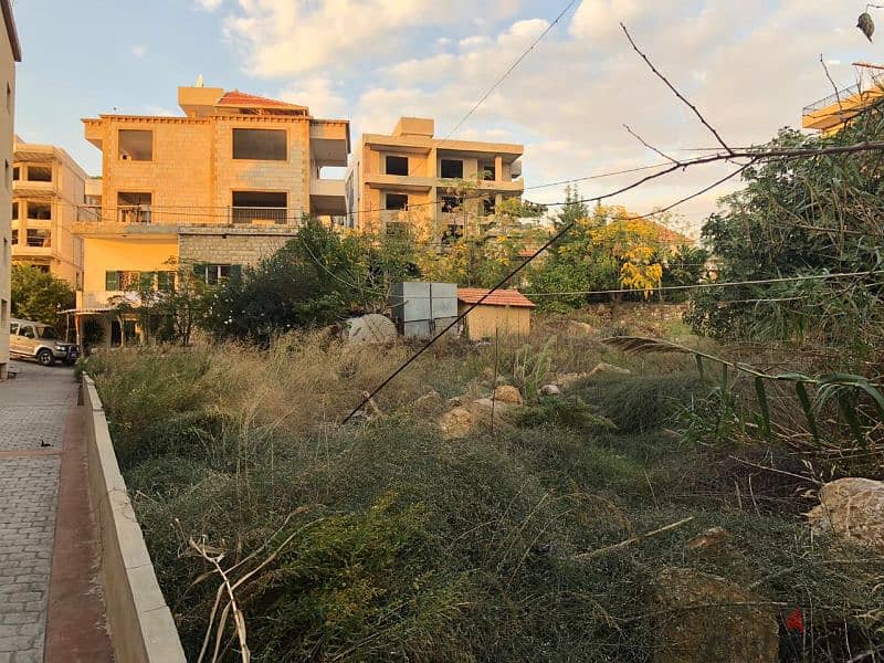 land for sale in broumana ouyoun أرض للبيع في برمانا العيون 1