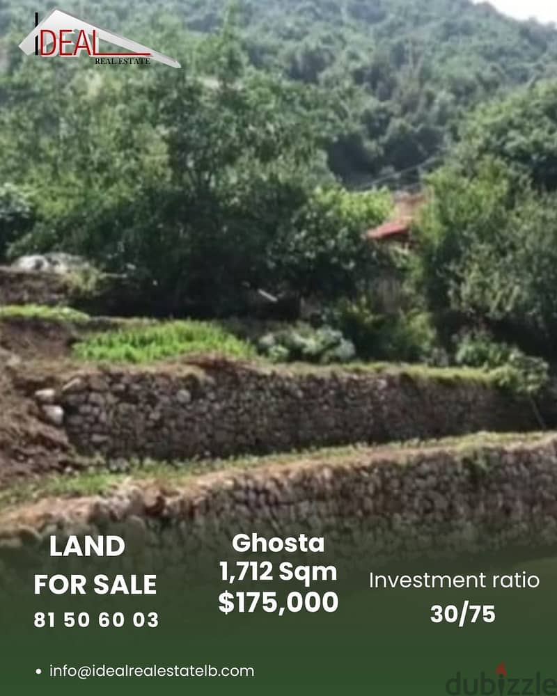 1712 sqm Land for sale in Ghosta REF#CD1123 0