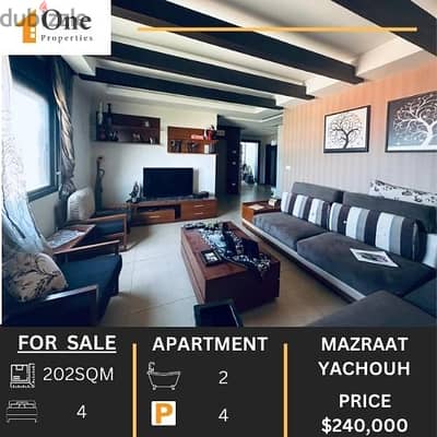 FURNISHED APARTMENT FOR SALE IN MAZRAAT YACHOUH