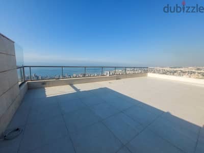 130 SQM Apartment in Bkenneya with Sea & Mountain View + Terrace