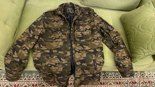 military jacket camo size xxxl