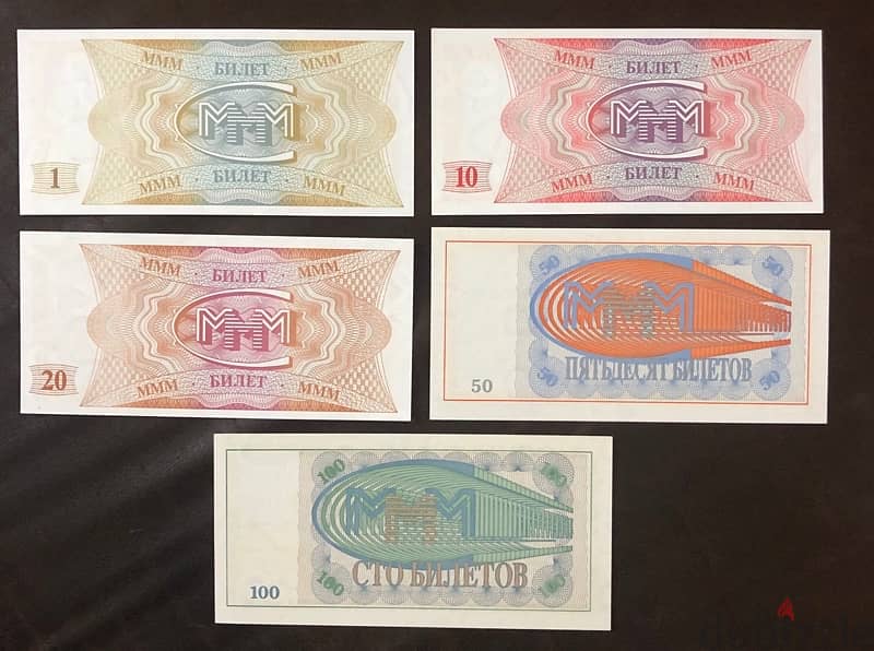 Russia banknotes 1