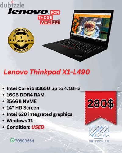 Lenovo Thinkpad X1-L490