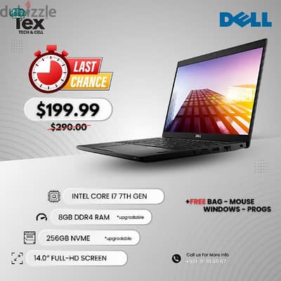 Dell Offer | i7 7th Gen | 16Gb/512Gb | Warranty