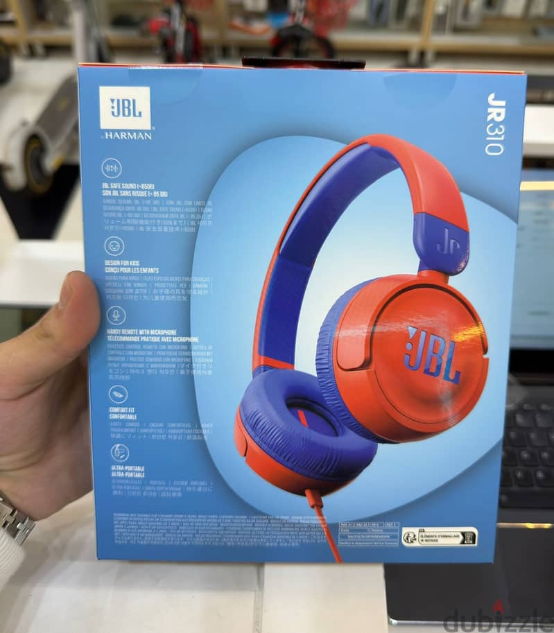 Jbl jr 310 kids aux red/blue exclusive & new price 1