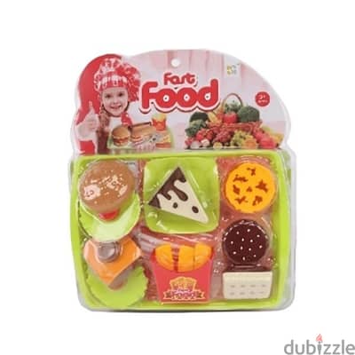 Fast Food Play Set For Kids