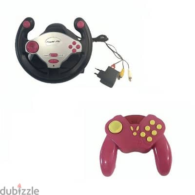 Wireless Controller & Steering Wheel For Kids