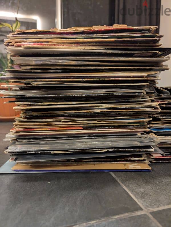 records lot vinyl dj dance trance music 0