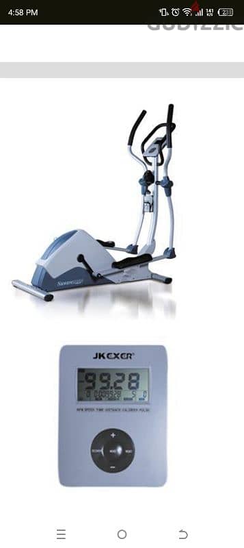 JKEXER Manual Tension Elliptical Trainer