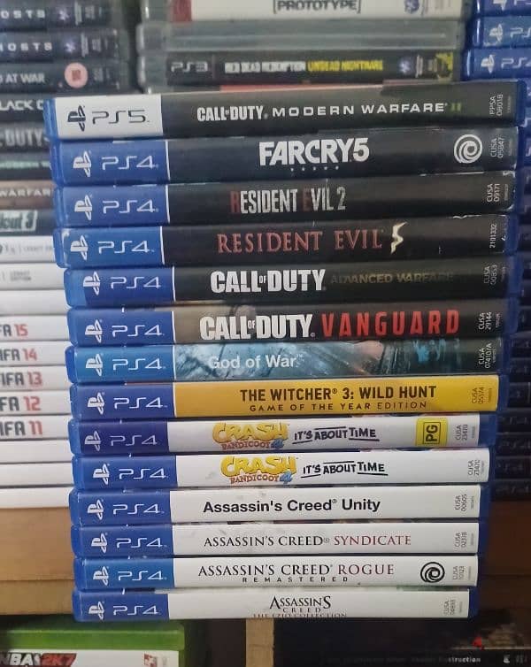 Used and new sealed  ps4 Games 19