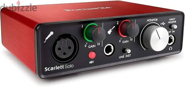 Focusrite Scarlett solo 2nd gen USB Audio interface