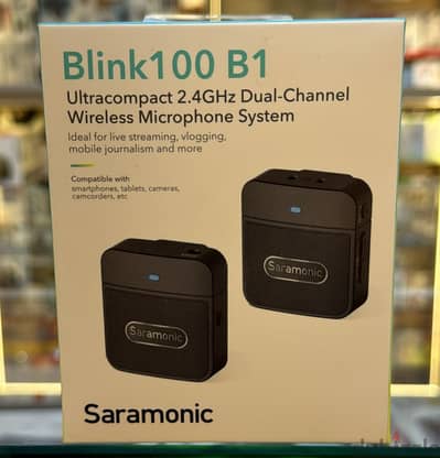 Saramonic Blink 100 B1 ultra compact 2.4ghz dual-channel wireless