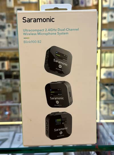 Saramonic Blink 900 B2 ultra compact 2.4ghz dual-channel wireless