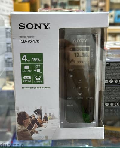 Sony Stereo Ic Recorder ICD-PX470