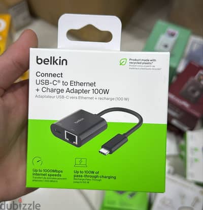 Belkin connect usb-c to ethernet + charger