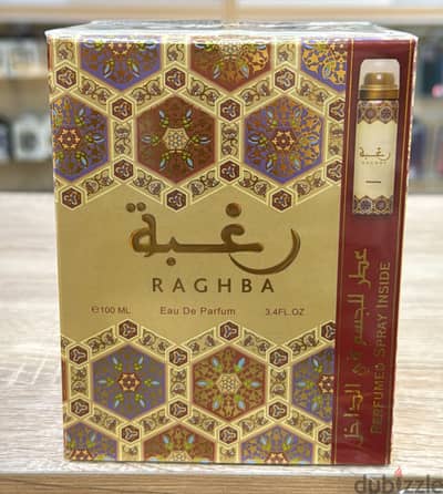 Lattafa Raghba for women 100ml with deodorant