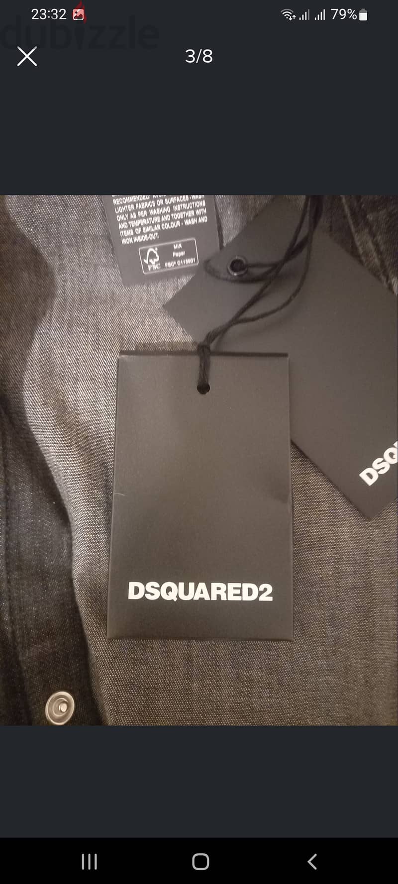 Dsquared black jeans chirt 2