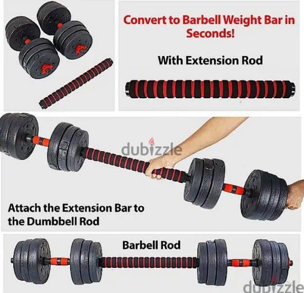 20kg Adjustable Dumbbells 2