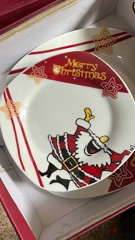 Christmas dessert plates 1