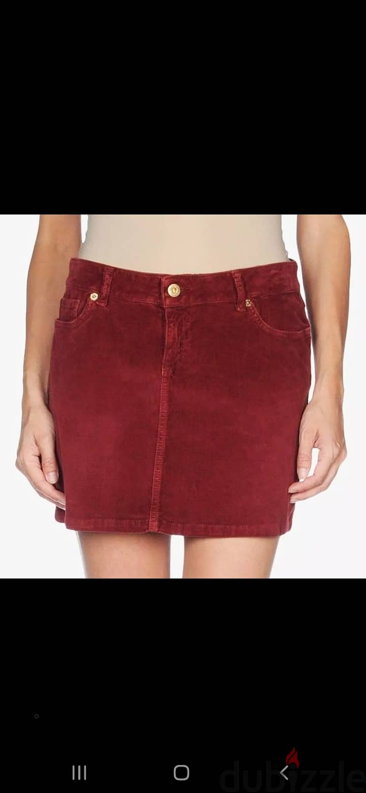 skirt corduroy bordo S to xL 2