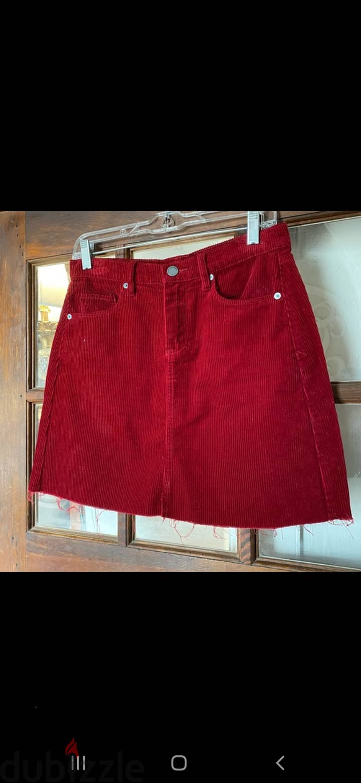 skirt corduroy bordo S to xL 5