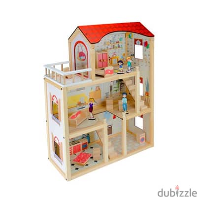 Wooden Doll House For Kids