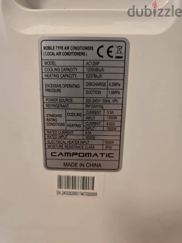 Mobile Campomatic Air conditioner 4