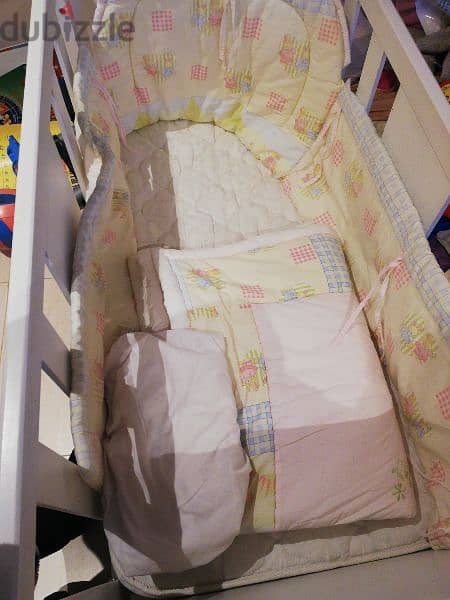 Baby bed with mattress & wardrobe 1