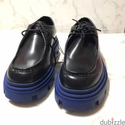 ZARA MOC TOE CHUNKY SHOES 42