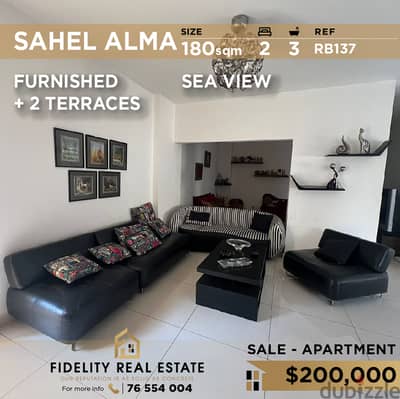 Apartment for sale in Sahel Alma RB137 شقة  للبيع بساحل علما