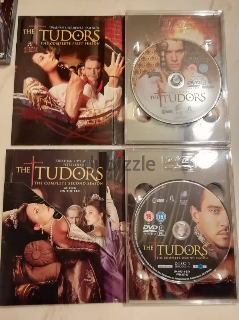 Tudors series complete 1 to 3 seasons on original dvds 2