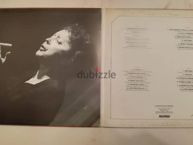 Edith Piaf  Enregistrements Originaux 2x Vinyl album 33t 1