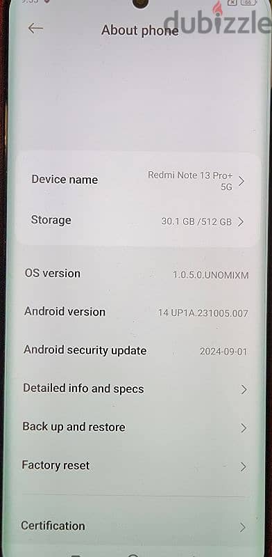 XIAOMI REDMI NOTE 13 PRO PLUS 6