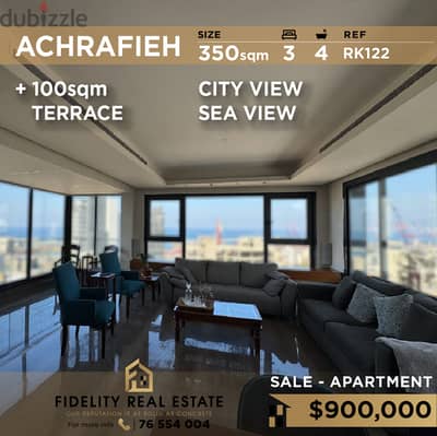 Apartment for sale in Achrafieh RK122 شقة للبيع في الأشرفية