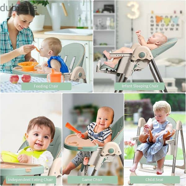 Multi Purpose Baby High Chair for Babies and Toddlers 6