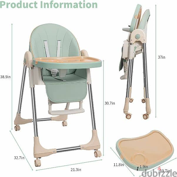 Multi Purpose Baby High Chair for Babies and Toddlers 11