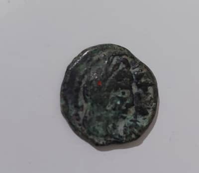 Ancient Nabataeon Bronze coin of Philopartis year 4 BC