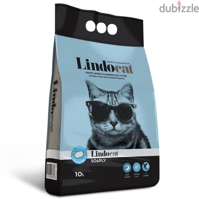 Lindocat Soaply Clumping Cat Litter - 5L